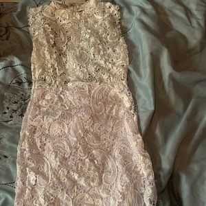White lace dress